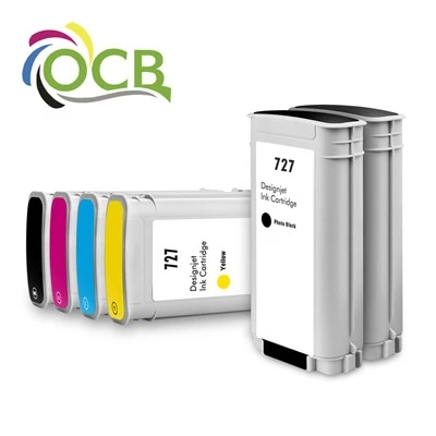 727 blekhylki fyrir HP Designjet T2500/T1530/T920 prentara