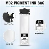 Black Pigment Ink Poki Fyrir Epson M02 100ml Refill Ink Poki með flís